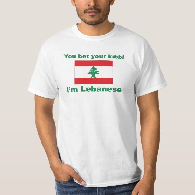 You bet your kibbi I'm Lebanese Value T T-Shirt (Front)