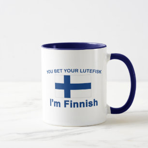 You Bet Your Lutefisk I'm Finnish Mug