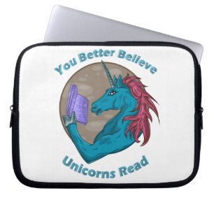 You Better Believe Unicorns Read Book Sleeve