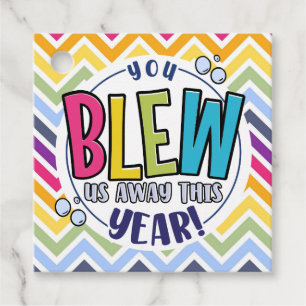 you blew that test away add message Congratulation Favour Tags