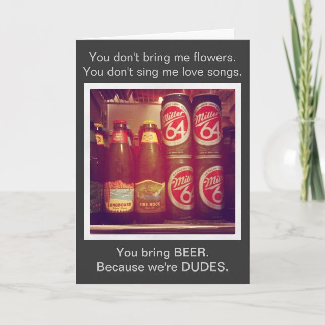 You Bring Beer Thank You Card (Front)