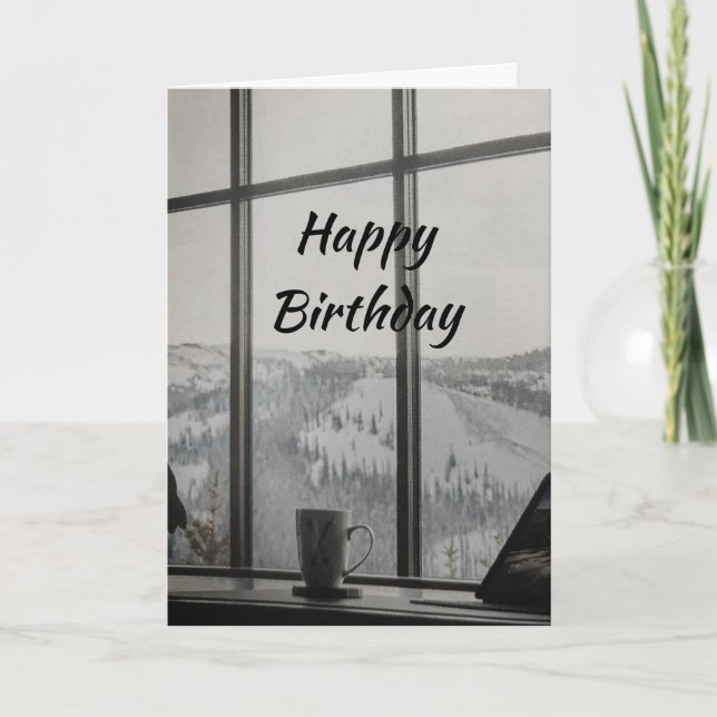 YOU BRING"SUNSHINE' ON A CLOUDY DAY BIRTHDAY CARD (Front)