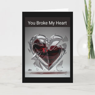 You Broke My Heart.  Card
