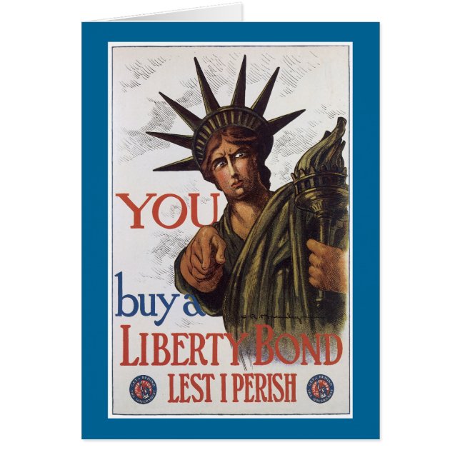 You buy a Liberty Bond Lest I Perish (Front)