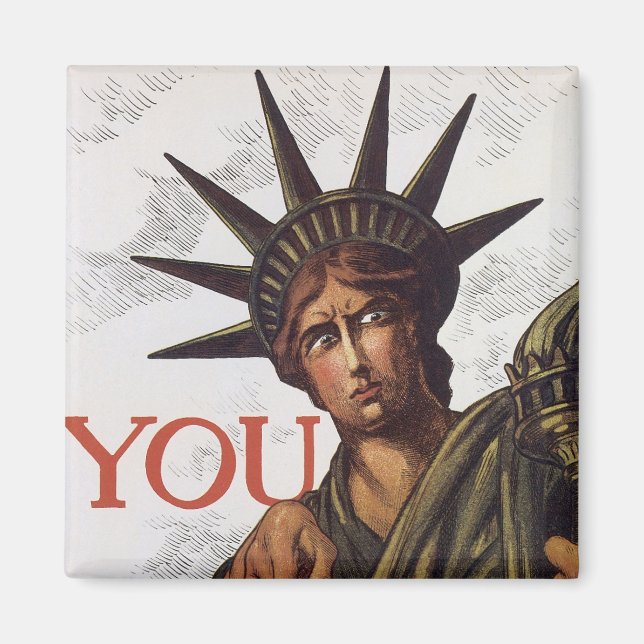 You buy a Liberty Bond Lest I Perish Magnet (Front)