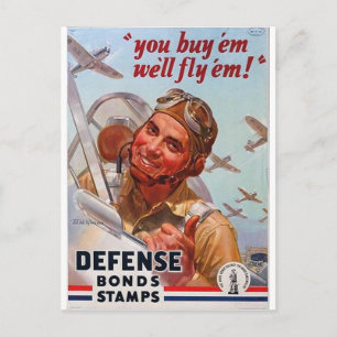 You Buy Em-We'll Fly Em! Postcard