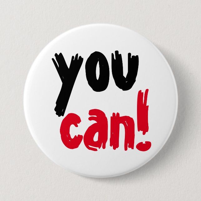 you can  7.5 cm round badge (Front)