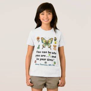YOU CAN BE WHO YOU ARE Children's Tri-Blend Shirt