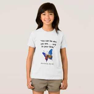 YOU CAN BE WHO YOU ARE Kids' Tri-Blend Shirt