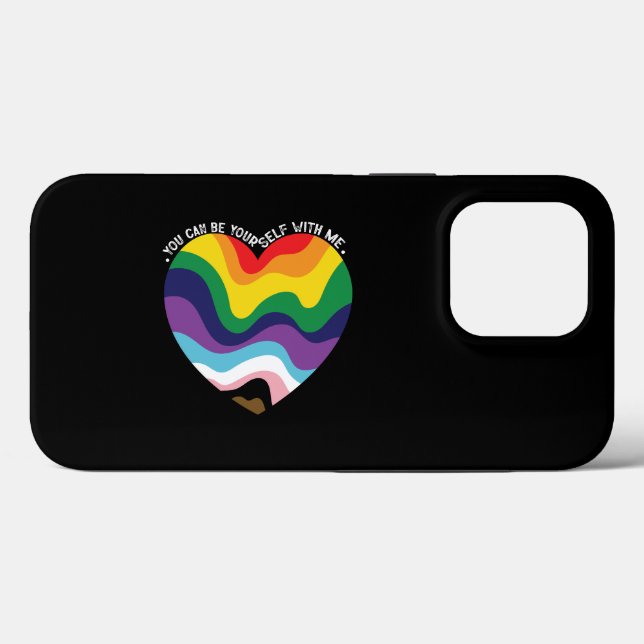 You Can Be Yourself With Me LGBT Transgender Gay  Case-Mate iPhone Case (Back (Horizontal))