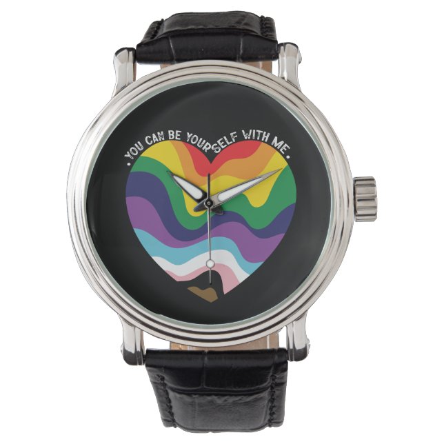 You Can Be Yourself With Me LGBT Transgender Gay  Watch (Front)