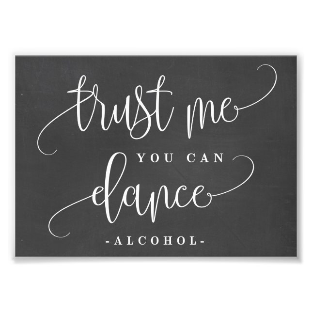 You Can Dance Bar Sign Choose Your Size Chalkboard (Front)