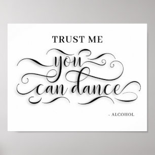 You Can Dance Wedding Dance Floor Sign