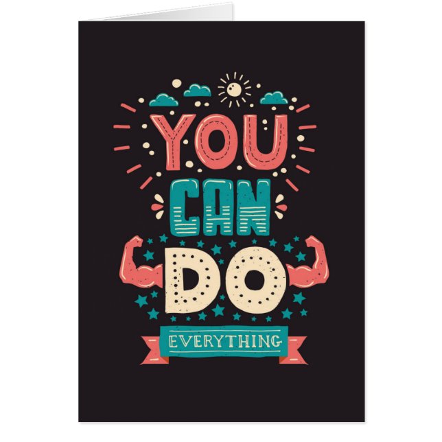 You Can Do Everything Colourful (Front)