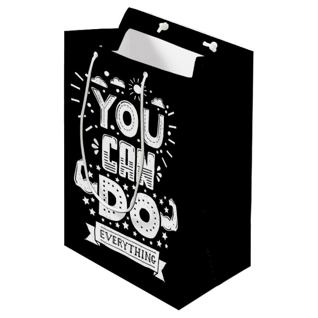 You Can Do Everything Medium Gift Bag (Front Angled)