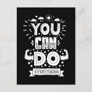 You Can Do Everything Postcard