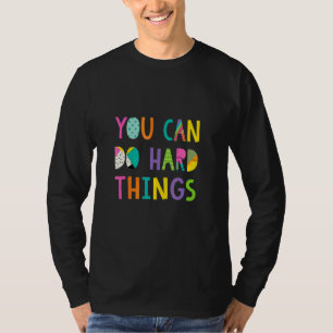 You Can Do Hard Thing Vintage Teacher Back To Scho T-Shirt