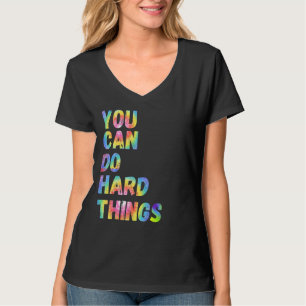 You Can Do Hard Things Pride Ally Rainbow Lgbt Fla T-Shirt