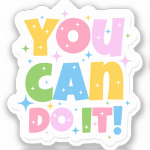 You Can Do It Cute Design