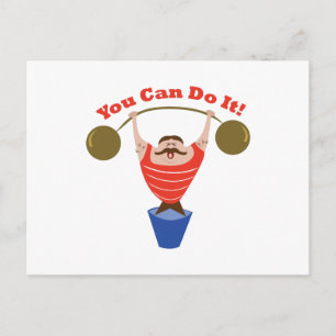 You Can Do It Postcard