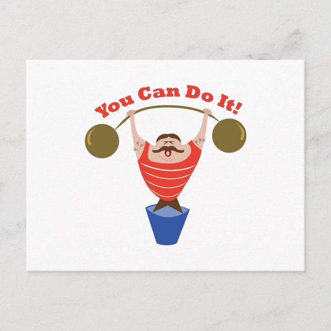 You Can Do It Postcard (Front)