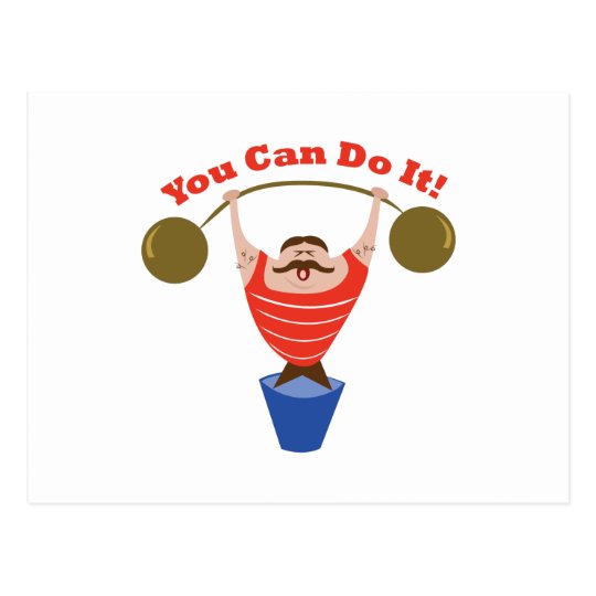 You Can Do It Postcard