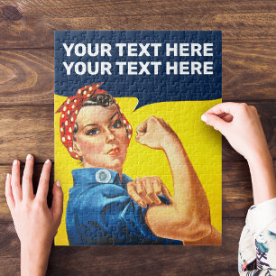 You Can Do It Rosie The Riveter Jigsaw Puzzle