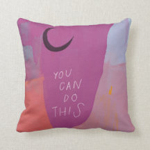 You Can Do This - Inspirational Quote Abstract Art