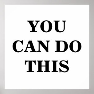 You Can Do This Minimalist Poster