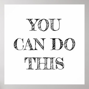 You Can Do This Minimalist Poster