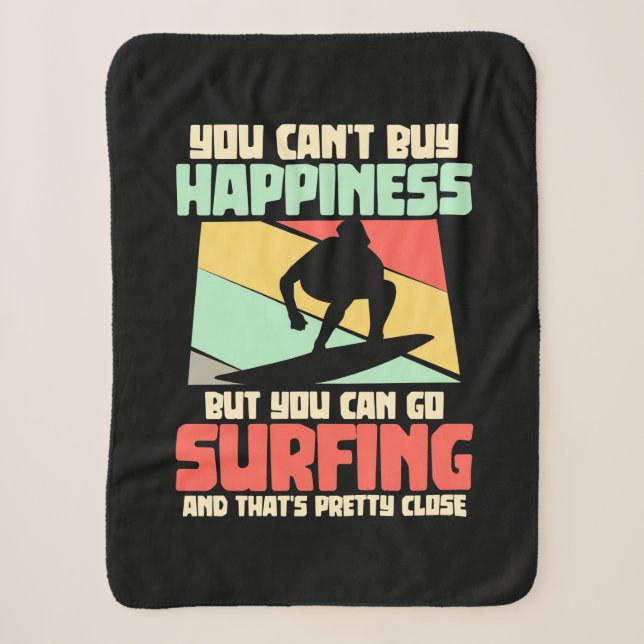 You Can Go Surfing Sherpa Blanket (Front)