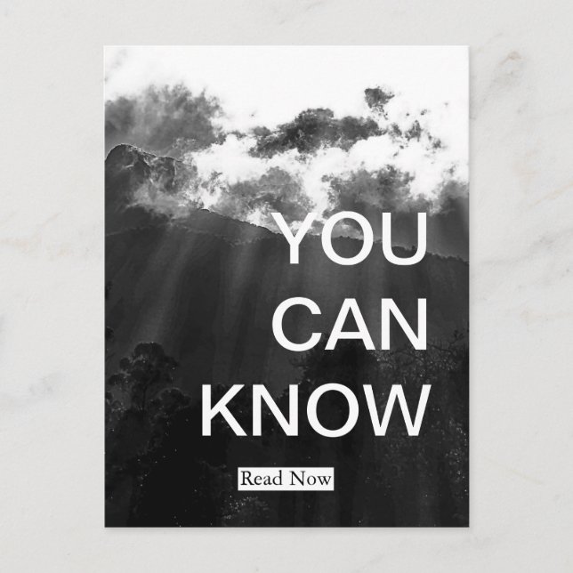 You Can Know Heaven Blog Postcard (Front)