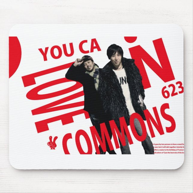 YOU CAN LOVECOMMONS Mouse Pad Type1 (Front)