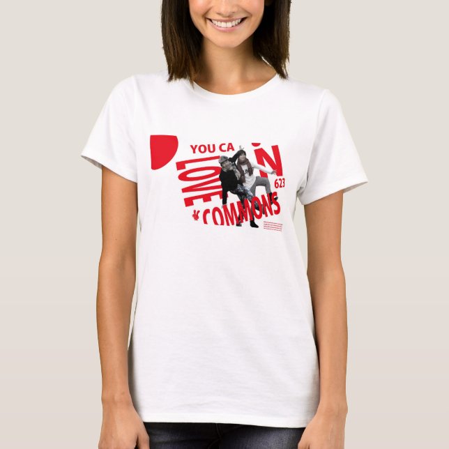 YOU CAN LOVECOMMONS Tシャ ツType2 T-Shirt (Front)
