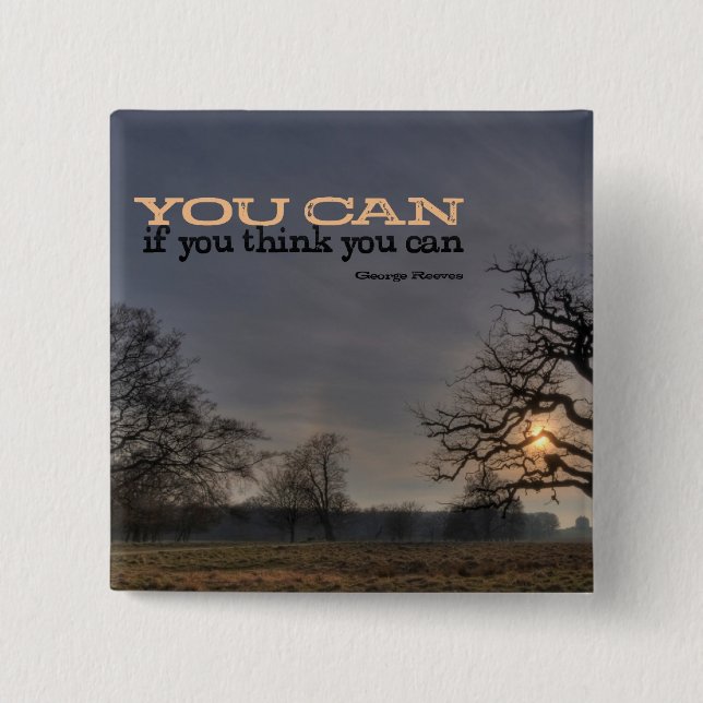 You Can Motivational Button (Front)