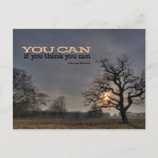 You Can Motivational Postcard