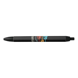 You Can Never Have Too Many Guitars Black Ink Pen