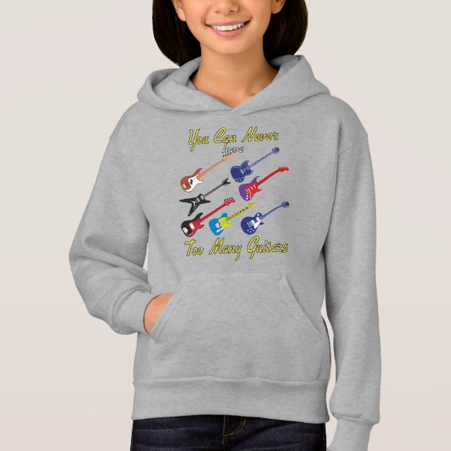You Can Never Have Too Many Guitars - Colourful (Front)