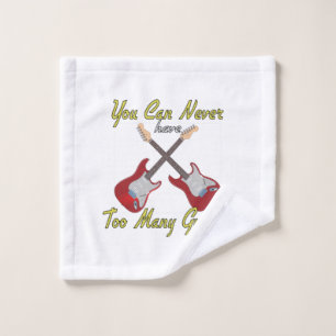 You Can Never Have Too Many Guitars - Colourful Bath Towel Set