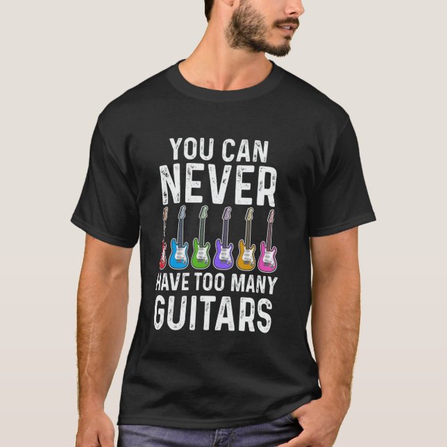 You Can Never Have Too Many Guitars Lover Women Ki T-Shirt (Front)