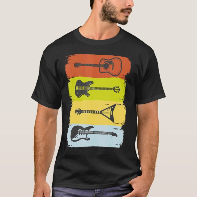You Can Never Have Too Many Guitars Music T-Shirt (Front)
