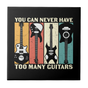 You can never have too many guitars tile