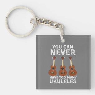 You can never have too many ukuleles key ring