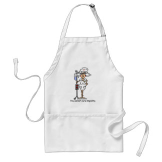 You can not cure stupidity! standard apron
