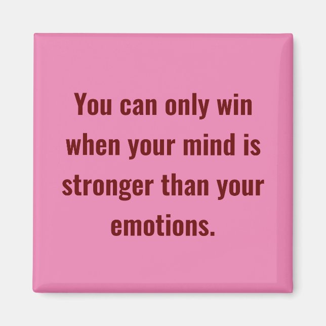 You can only win magnet (Front)