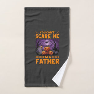 You Can Scare Me Father Halloween Pumpkins Graveya Hand Towel