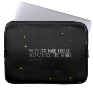You can see the stars Emerson quote Laptop Sleeve