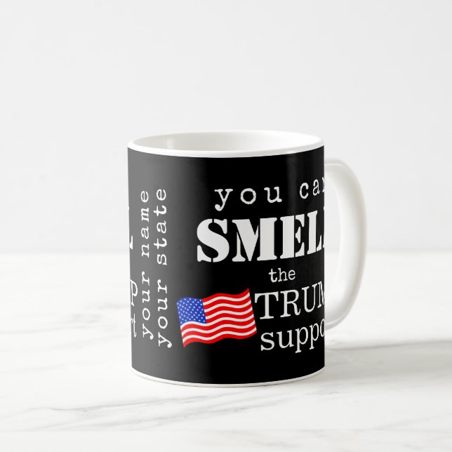 You Can Smell The Trump Support Personalised Coffee Mug (Front Right)