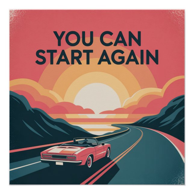 You Can Start Again Poster (Front)