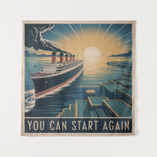You Can Start Again Tapestry